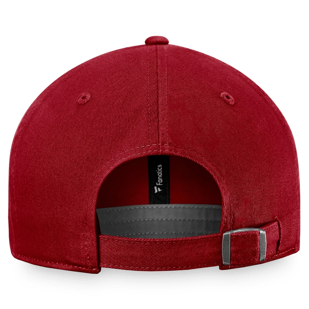 Casquette réglable Fanatics bordeaux Philadelphia Phillies Cooperstown Collection Core pour hommes