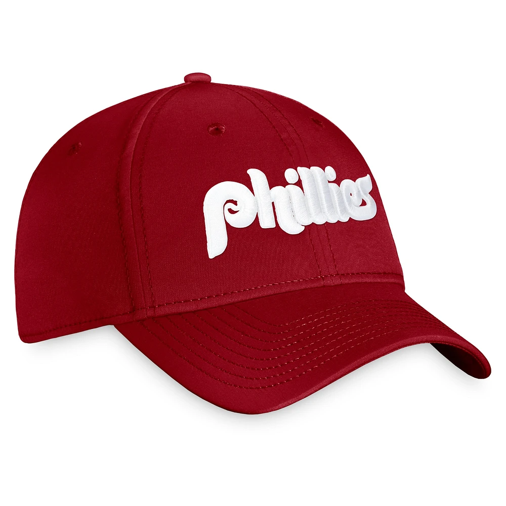 Men's Fanatics Burgundy Philadelphia Phillies Cooperstown Core Flex Hat