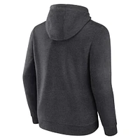 Men's Fanatics Heather Charcoal Philadelphia Phillies Heart & Soul Pullover Hoodie