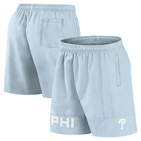 Short de bain Fanatics bleu clair pour homme Philadelphia Phillies Elements