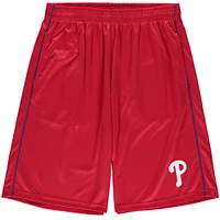 Men's Fanatics Red Philadelphia Phillies Big & Tall Mesh Shorts