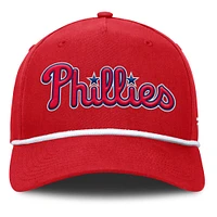 Men's Fanatics Red Philadelphia Phillies Clubhouse Foul Ball A-Frame Adjustable Hat
