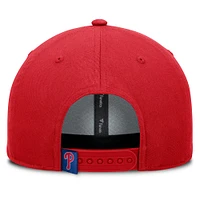 Men's Fanatics Red Philadelphia Phillies Clubhouse Foul Ball A-Frame Adjustable Hat
