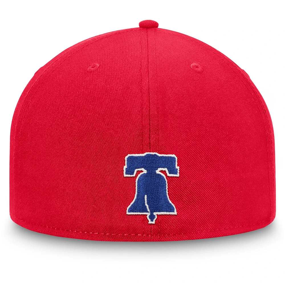 Men's Fanatics Red Philadelphia Phillies Team Core Fitted Hat