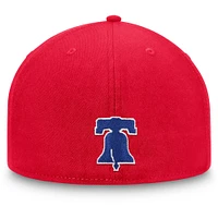 Men's Fanatics Red Philadelphia Phillies Team Core Fitted Hat