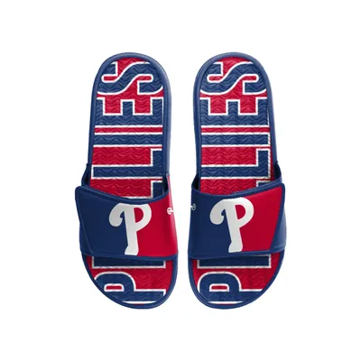 Philadelphia Phillies FOCO Logo Gel Slide Sandals