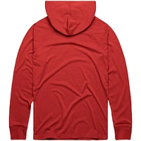 Men's Homage Red Philadelphia Phillies Lightweight Raglan Tri-Blend Pullover Hoodie