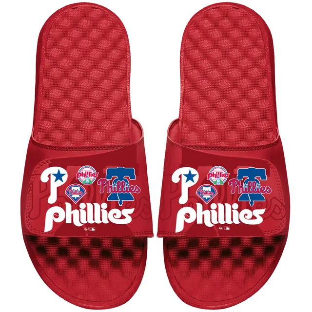 Lids San Diego Padres ISlide Cooperstown Pinstripe Logo Slide Sandals -  White