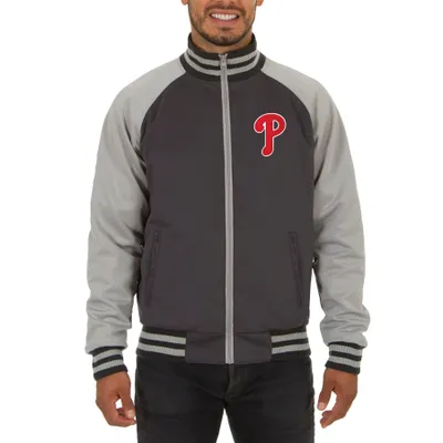 Los Angeles Dodgers Reversible Twill Jacket - Gray/Royal Medium