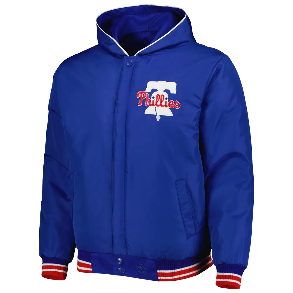 Lids Philadelphia Phillies JH Design Reversible Fleece Full-Snap Hoodie  Jacket - Royal