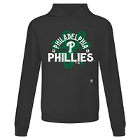 Sweat à capuche noir pour homme Philadelphia Phillies St. Patrick's Day Relay Shamrock