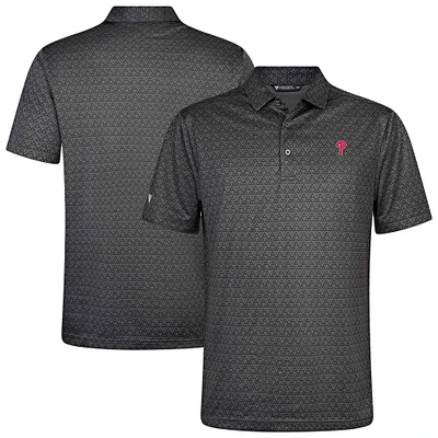 Polo anthracite pour homme Levelwear System Insignia 2.0 des Philadelphia Phillies