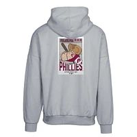 Sweat à capuche gris Philadelphia Phillies Contact Pro Card pour homme de Levelwear