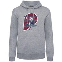 Men's Levelwear  Gray Philadelphia Phillies Cooperstown Collection Distressed Podium Acumen Pullover Hoodie