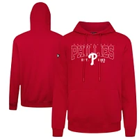 Sweat à capuche rouge Levelwear pour homme des Philadelphia Phillies Accolade Podium Textbook