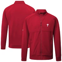 Men's Levelwear  Red Philadelphia Phillies Form Insignia 2.0 Full-Zip Jacket
