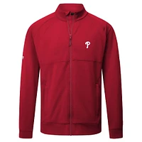 Men's Levelwear  Red Philadelphia Phillies Form Insignia 2.0 Full-Zip Jacket