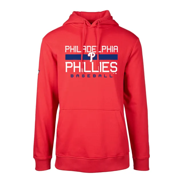 Men's Stitches Light Blue Philadelphia Phillies Team Pullover Sweatshirt