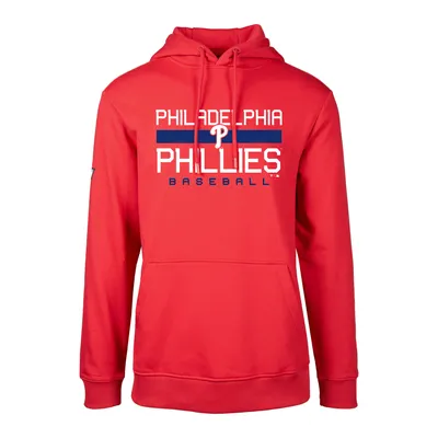 Philadelphia Phillies Levelwear Podium Dugout Fleece Hoodie - Red