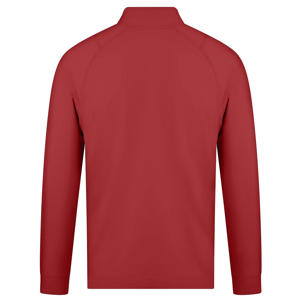 Men's Levelwear Red Philadelphia Phillies Theory Insignia 2.0 Quarter-Zip Pullover Top