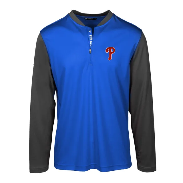 Philadelphia Phillies Antigua Team Quarter-Zip Pullover Top - White