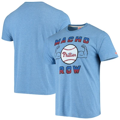 Men's Light Blue Philadelphia Phillies Hyperlocal Tri-Blend T-Shirt