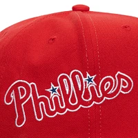 Casquette Snapback Big Time rouge des Philadelphia Phillies de Mitchell & Ness pour homme