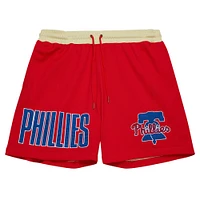 Short tendance Mitchell & Ness rouge Philadelphia Phillies OG 2.0 pour hommes