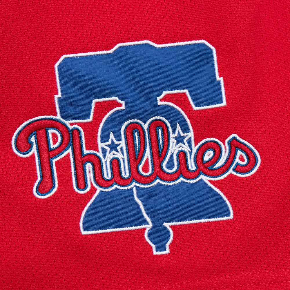 Short tendance Mitchell & Ness rouge Philadelphia Phillies OG 2.0 pour hommes