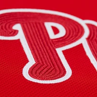 Maillot d'entraînement au bâton rouge pour homme Mitchell & Ness Ryan Howard des Phillies de Philadelphie, collection Cooperstown