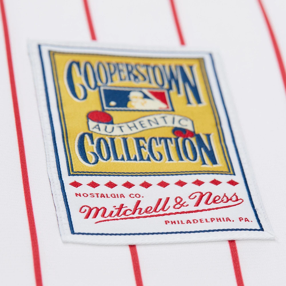 Maillot authentique blanc Mitchell & Ness Ryan Howard pour homme des Phillies de Philadelphie, collection Cooperstown