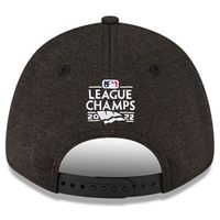 Men's New Era Black Philadelphia Phillies 2022 National League Champions - Locker Room 9FORTY Snapback Adjustable Hat