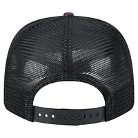 Men's New Era Black Philadelphia Phillies Adventure Drinks Pattern 9SEVENTY Stretch-Snap Hat