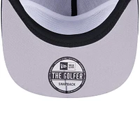 Casquette réglable de golfeur en filigrane en velours côtelé noir des Phillies de Philadelphie New Era pour hommes