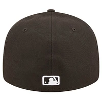 Men's New Era Black Philadelphia Phillies Low Profile 59FIFTY Fitted Hat