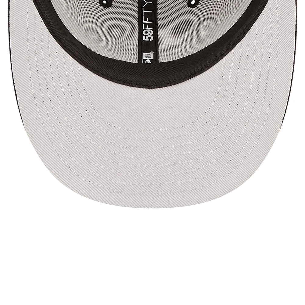 Men's New Era Black Philadelphia Phillies Low Profile 59FIFTY Fitted Hat