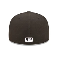 Men's New Era Black Philadelphia Phillies Team Logo 59FIFTY Fitted Hat