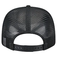 Casquette extensible à bouton-pression New Era noire pour homme avec drapeau ton sur ton 9SEVENTY des Phillies de Philadelphie