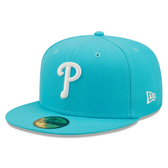 Men's Philadelphia Phillies New Era Black 2008 World Series Champions Pink  Undervisor 59FIFTY Fitted Hat