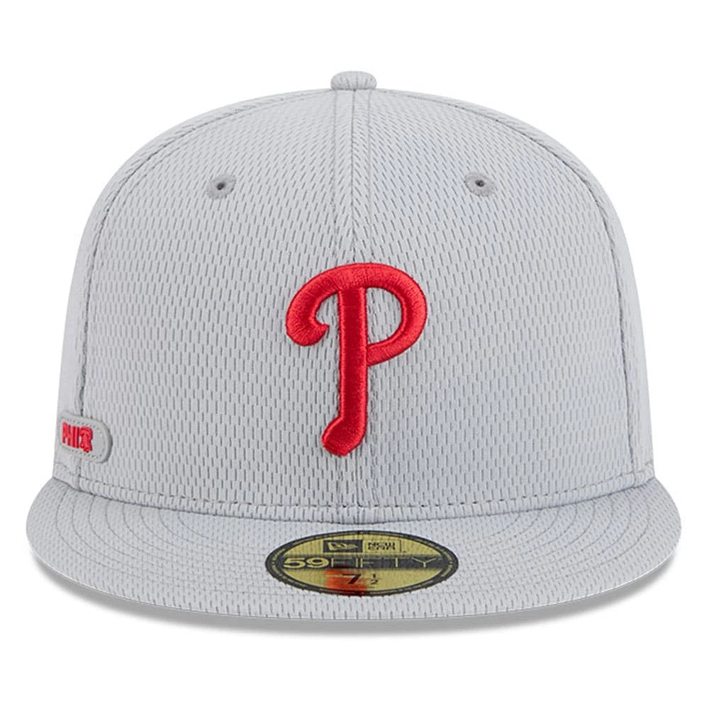 V107988 Phils Mlb Nwe 2025 Clubhouse Gris 59fifty HATMENHIC 60632139 #32
