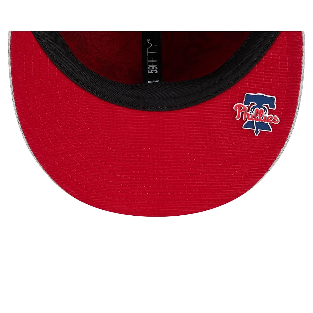 V107988 Phils Mlb Nwe 2025 Clubhouse Gris 59fifty HATMENHIC 60632139 #32