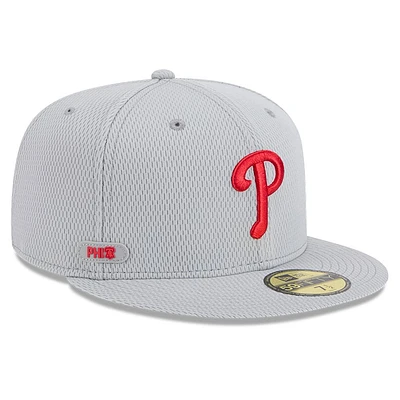 V107988 Phils Mlb Nwe 2025 Clubhouse Gris 59fifty HATMENHIC 60632139 #32
