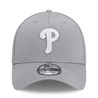 Casquette Flex Active Pivot 39THIRTY des Phillies de Philadelphie New Era pour hommes, grise