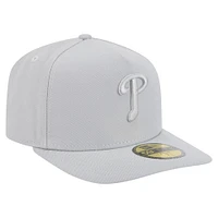 Men's New Era  Gray Philadelphia Phillies Colorpack 59FIFTY Fitted Hat