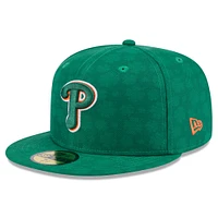 Men's New Era Kelly Green Philadelphia Phillies St. Patrick's Day 59FIFTY Fitted Hat