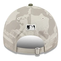 Men's New Era Light Beige/Olive Philadelphia Phillies 2025 Armed Forces Day 9TWENTY Adjustable Hat