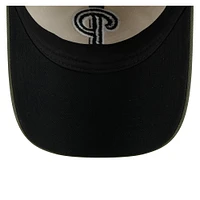 Men's New Era Light Beige/Olive Philadelphia Phillies 2025 Armed Forces Day 9TWENTY Adjustable Hat