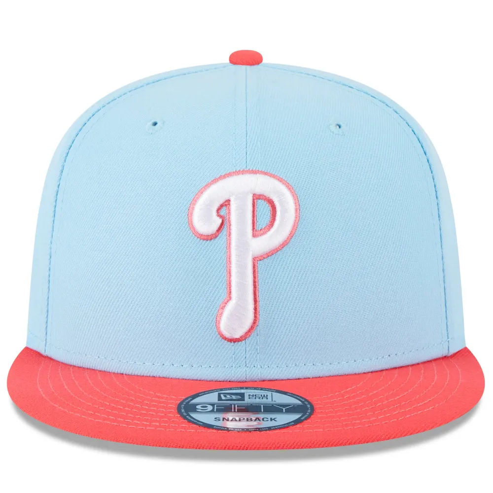 New Era Philadelphia Phillies Light Blue Spring Color Basic 9FIFTY Snapback  Hat