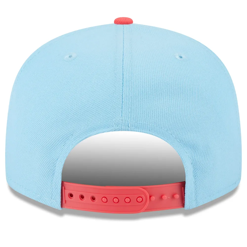 Miami Marlins New Era Spring Basic Two-Tone 9FIFTY Snapback Hat - Light  Blue/Red