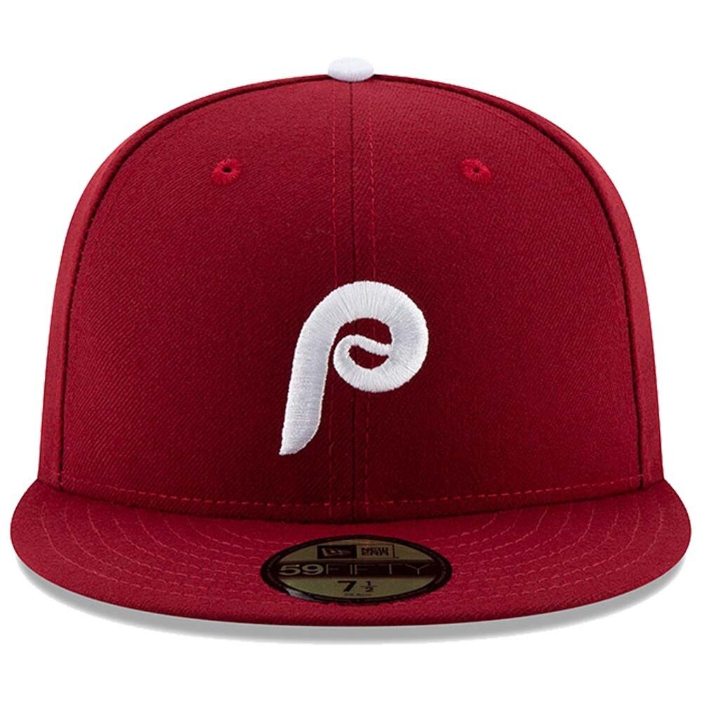 NEW ERA BASIC ON FIELD PHILADELPHIA PHILLIES FITTED HAT (MAROON)